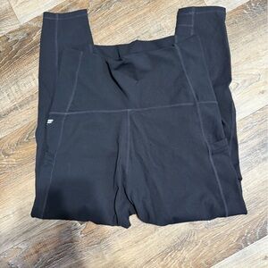 Black Fabletics Maternity Leggings